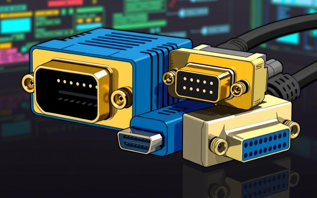 HDMI alternatives including VGA connector and DVI relevance