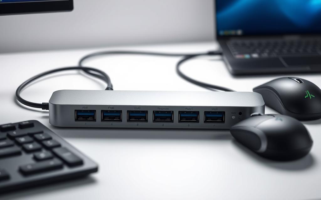 USB hub for adding USB ports