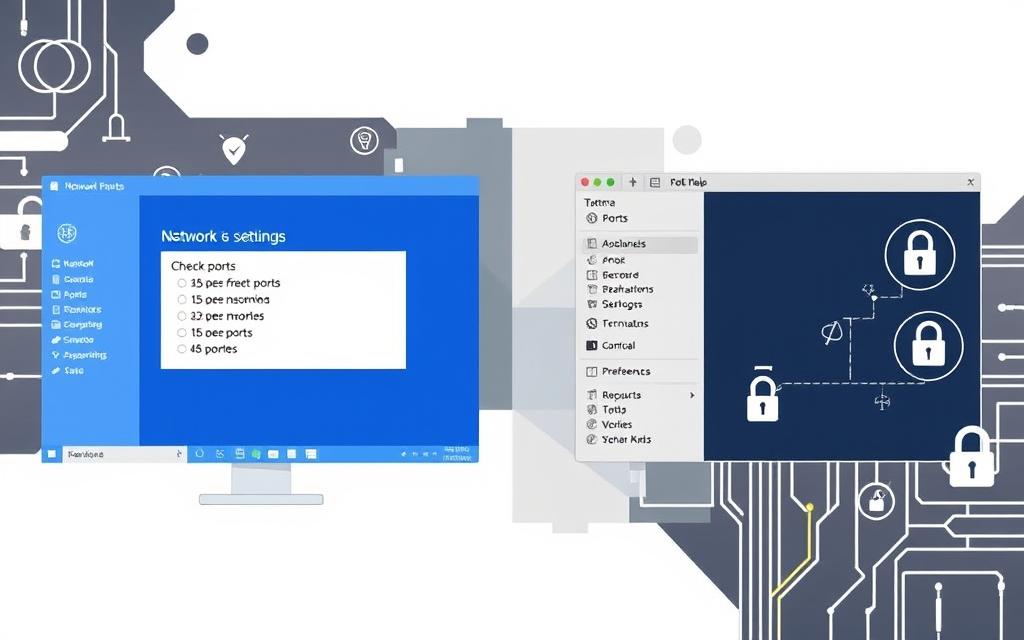 check ports Windows and macOS