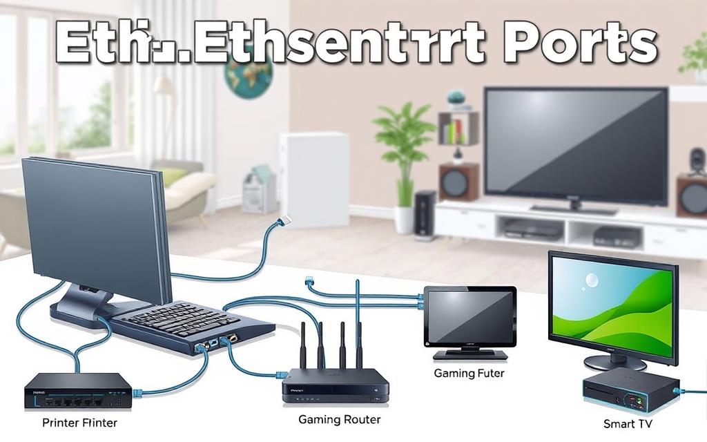 ethernet port uses