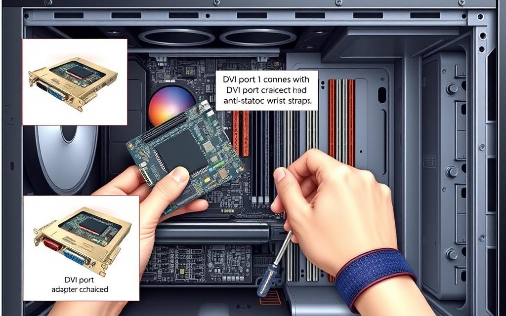 how to add dvi port in computer