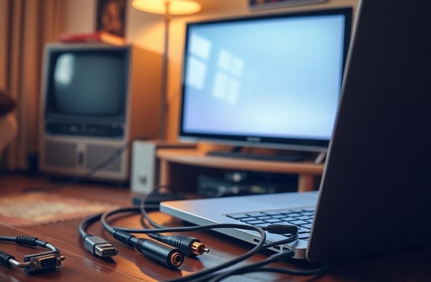 how to connect tv to computer without hdmi port