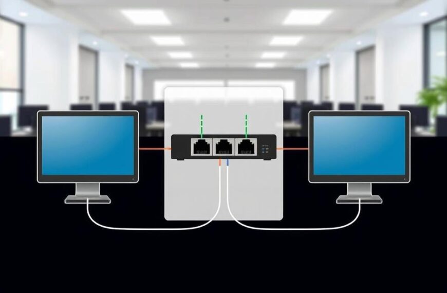 how to connect two computers to one ethernet port