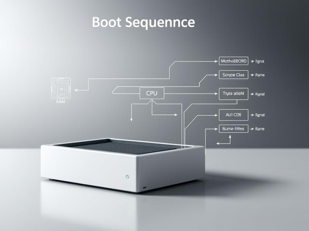 Computer Boot Sequence Diagram