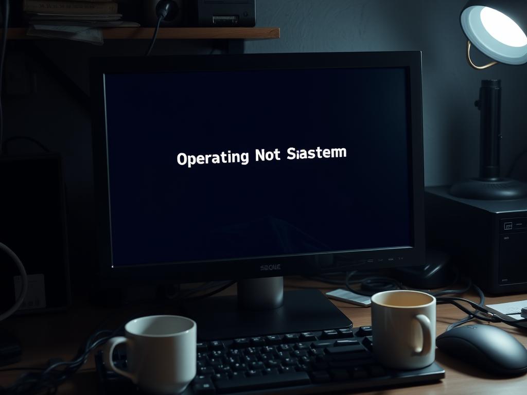 why does my computer say operating system not found