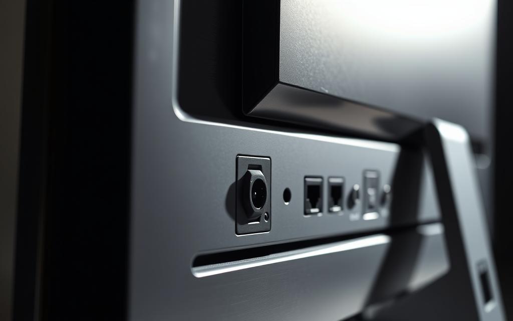 DC port on a monitor