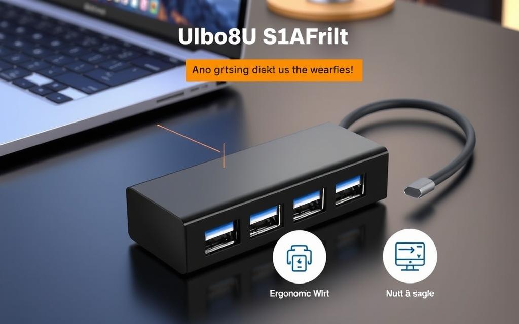 USB hub adapter for computer