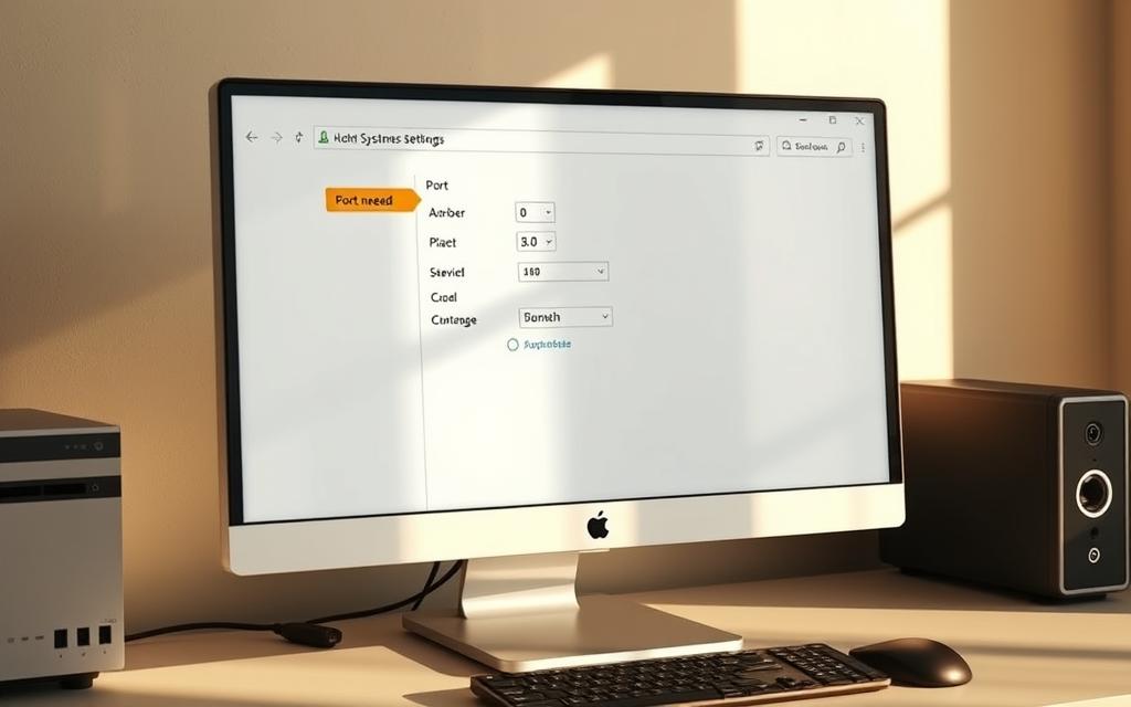 find port number