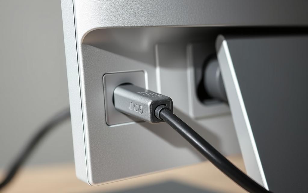monitor power connection