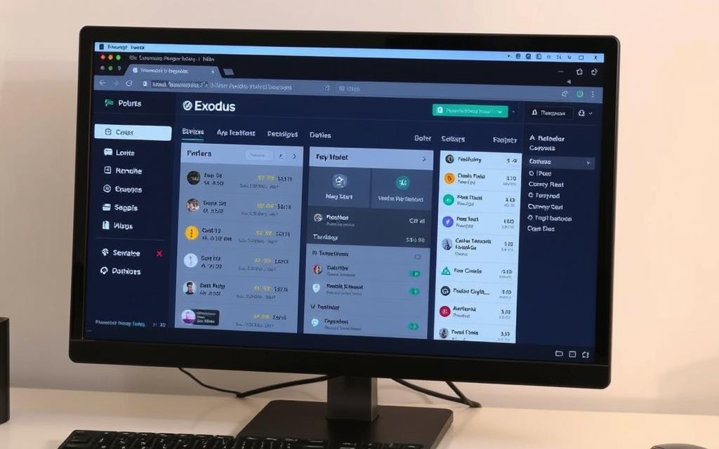 Exodus crypto wallet