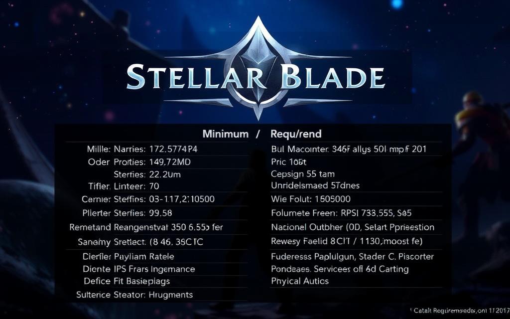 Stellar Blade PC system requirements