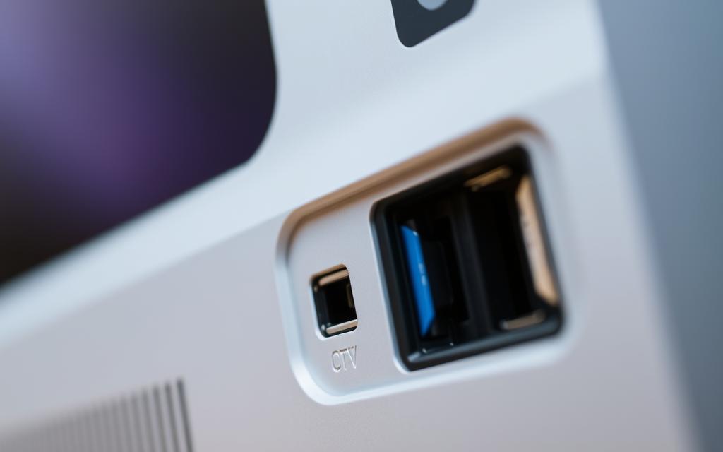 USB ports on a computer