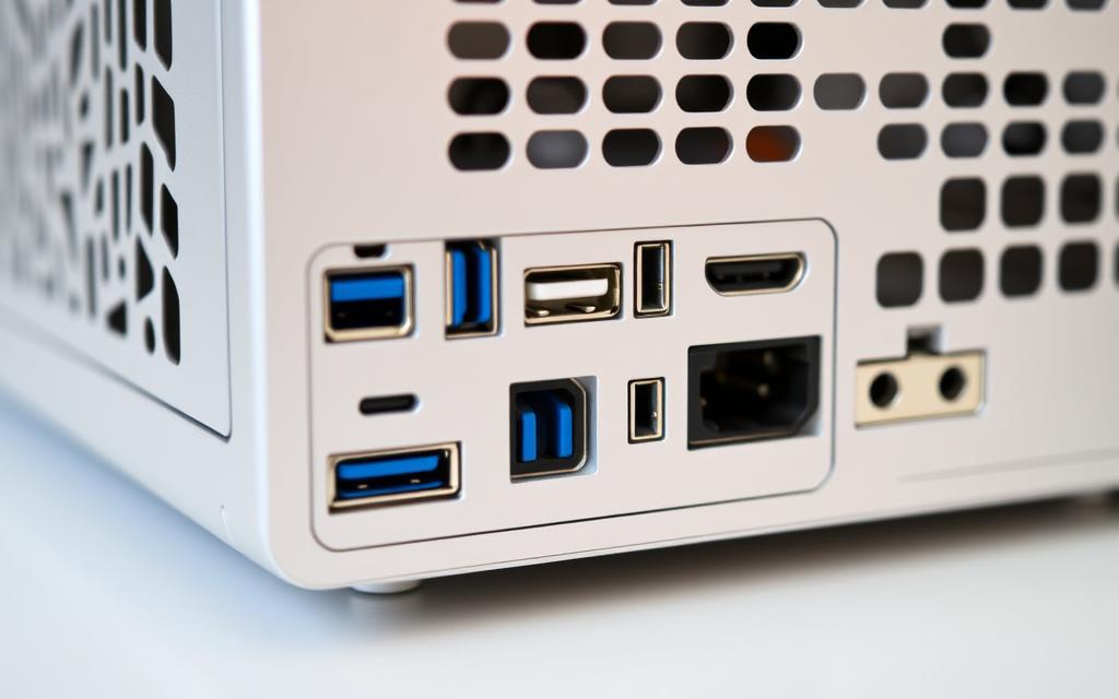 USB ports on a computer