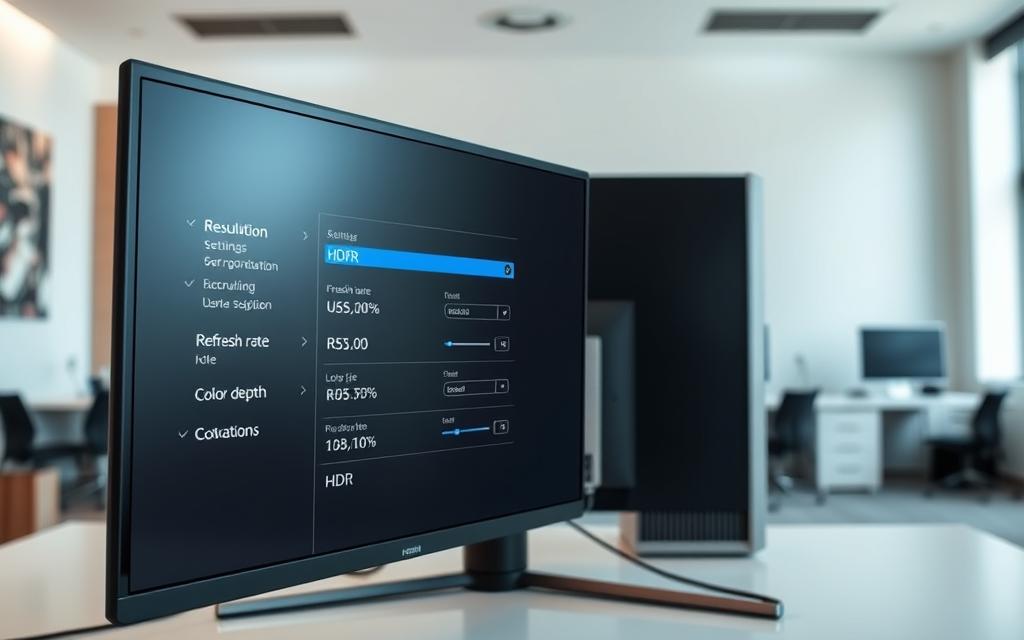 HDMI display settings