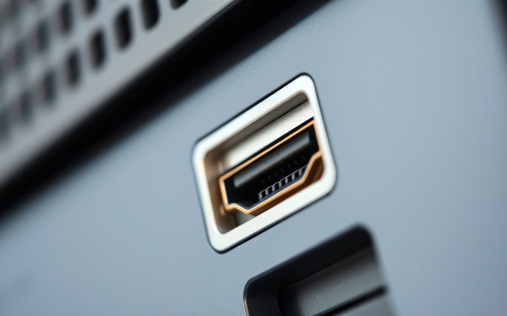 HDMI port connection