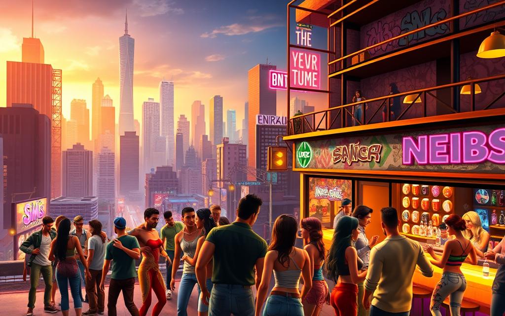 The Urbz Sims in the City gameplay features