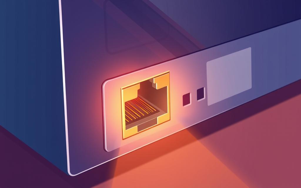 ethernet port connection