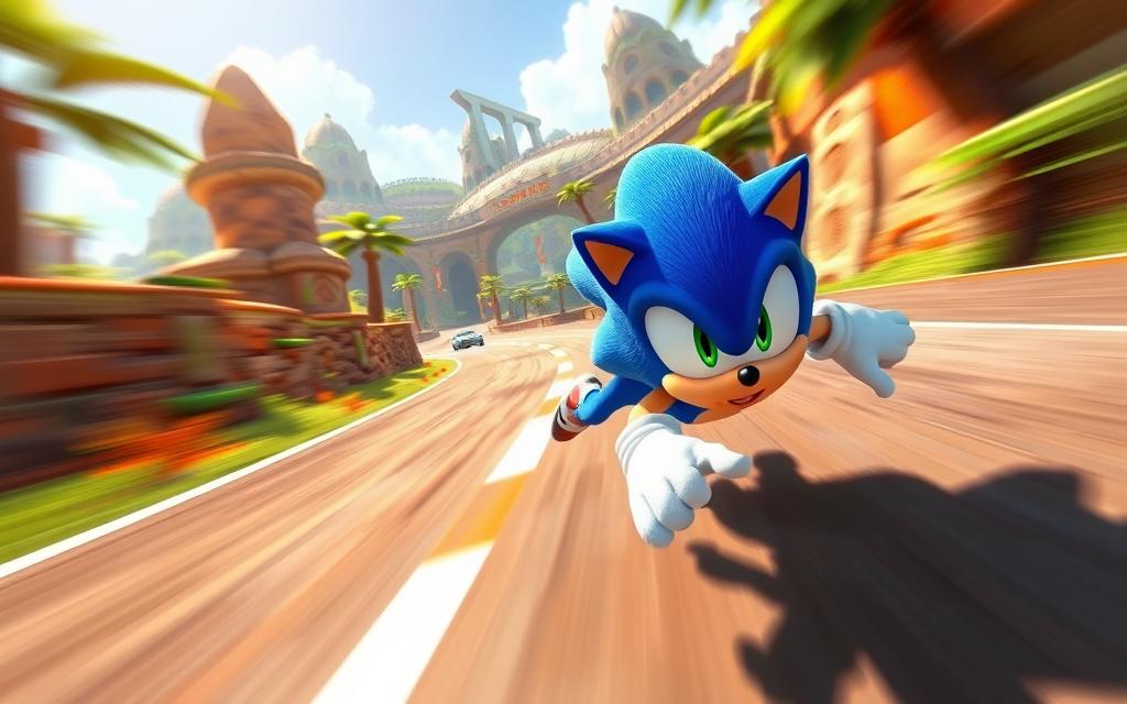 sonic pc port screenshot