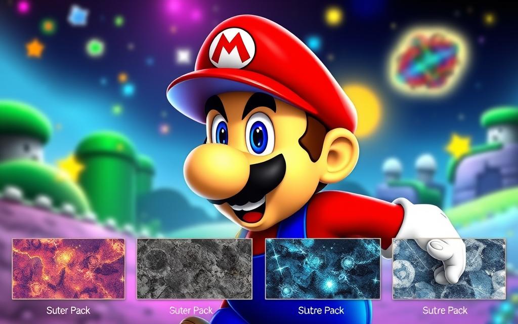 super mario 64 themed texture packs