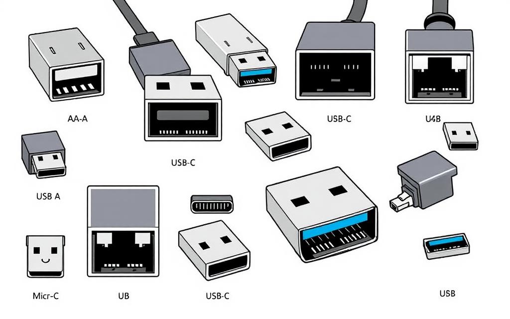 types of usb ports