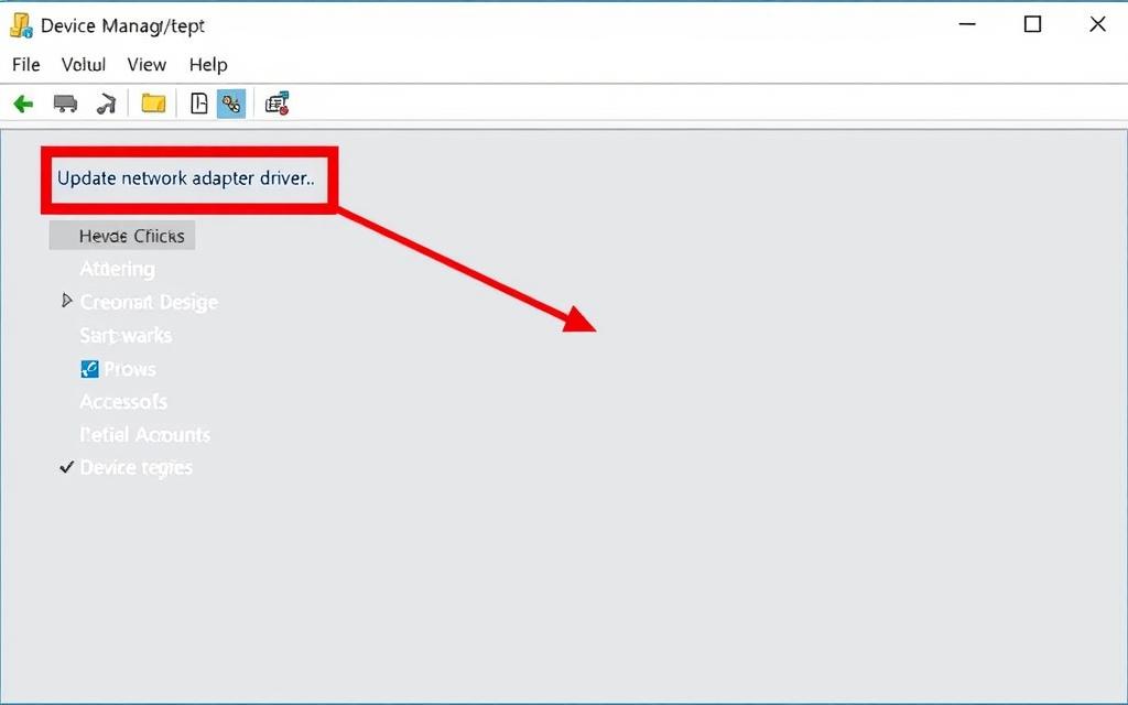 how to update network adapter drivers windows