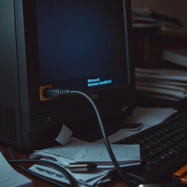if new pc cant conect to lan what port issue