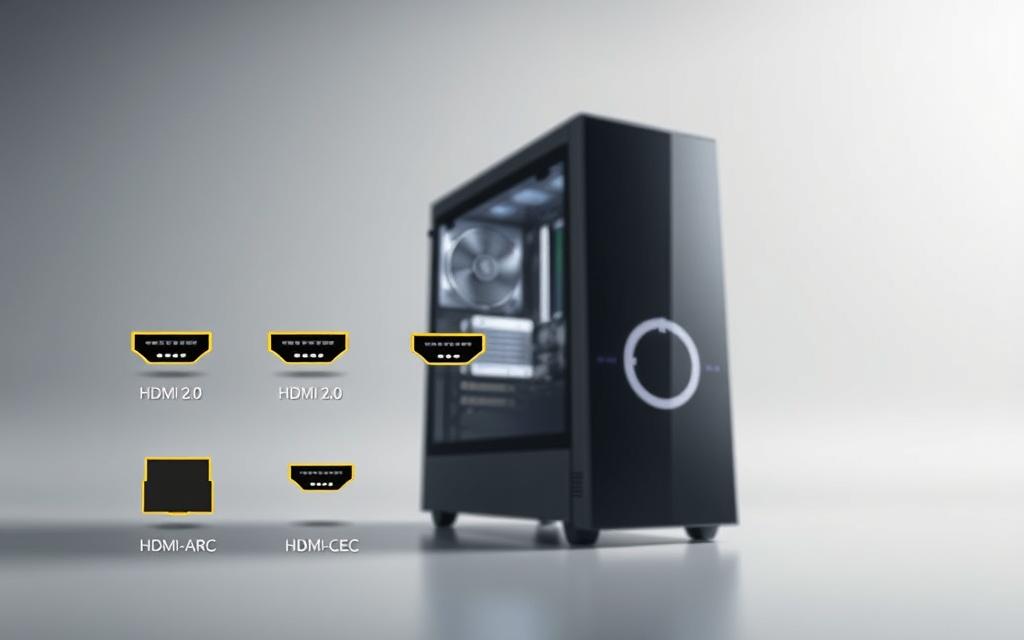 manes and simbles for hdmi ports on pc