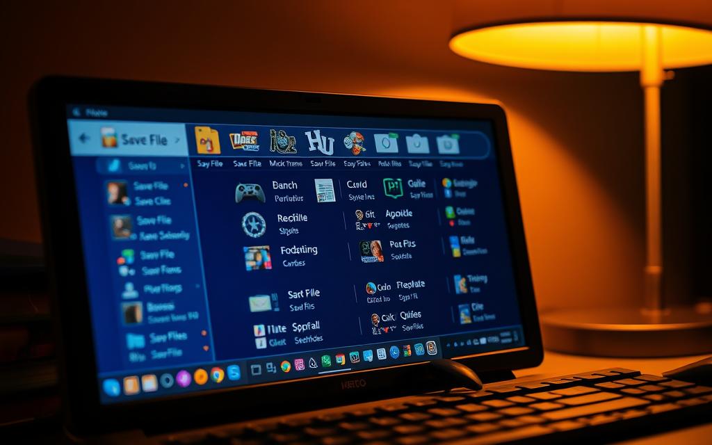 save files management