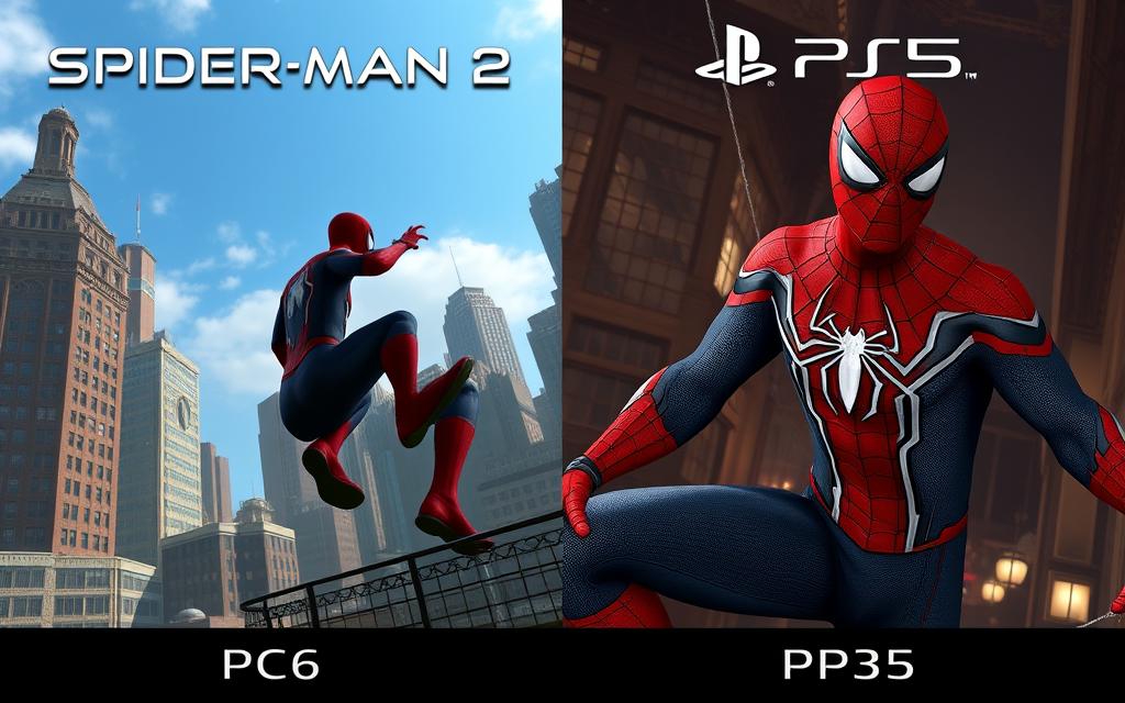 spider man 2 pc vs ps5 graphics comparison