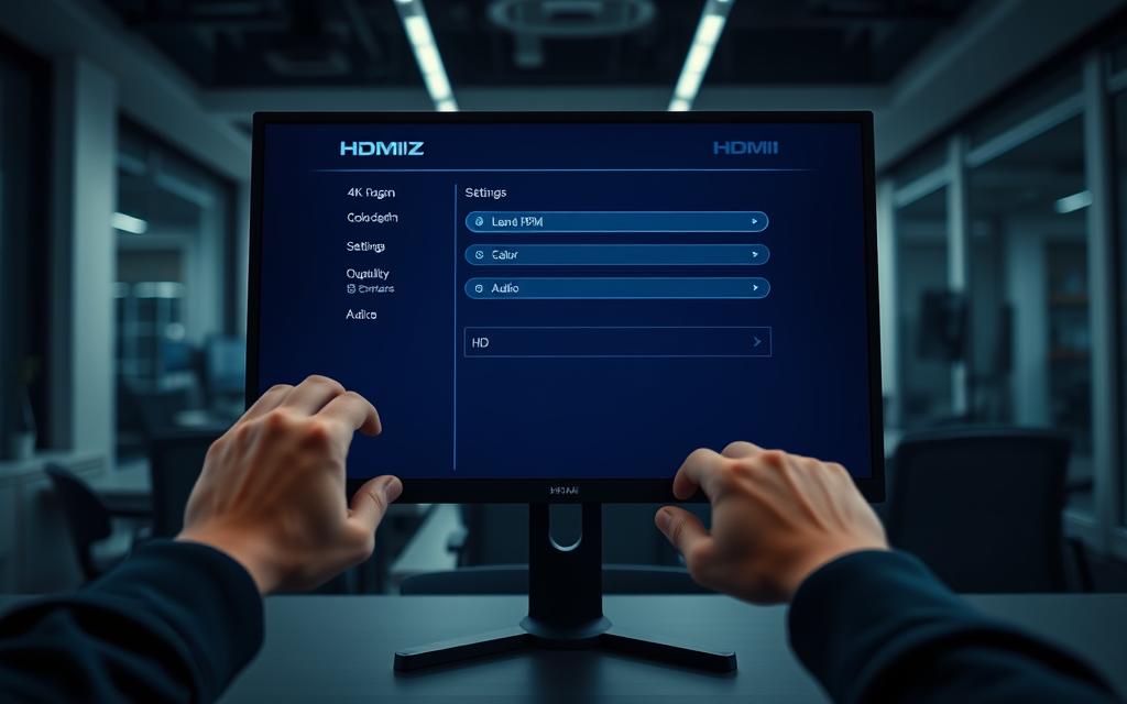 HDMI advanced features configuration