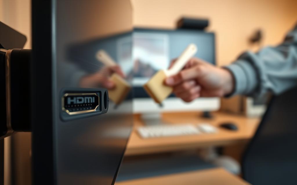 clean hdmi port maintenance