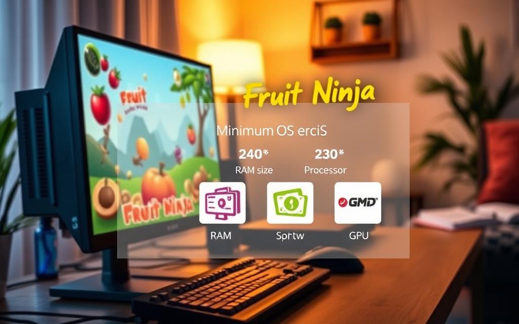 pc system requirements for fruit ninja emulation
